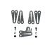 Універсальне кріплення для активних навушників на рейки ARC - NeckFlip Helmet Rail Mount Kit 2.0 (BLK)