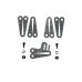 Универсальное крепление для активных наушников на рельсы ARC - NeckFlip Helmet Rail Mount Kit 2.0 (TAN)