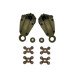 Универсальное крепление для активных наушников на рельсы ARC - NeckFlip Helmet Rail Mount Kit 2.0 (TAN)