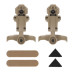 Крепление на рельсу ARC для наушнков Ops-Core AMP Helmet Rail Mount Kit