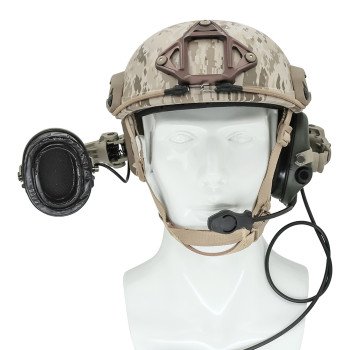 Крепление для наушников MSA SORDIN на рельсы ARC - NeckFlip HELMET RAIL MOUNT KIT (TAN)