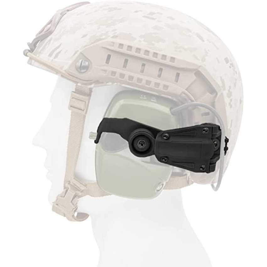 Крепление для наушнков Howard Leight Impact Sport на рельсы ARC - NeckFlip Helmet Rail Mount Kit (BLACK)