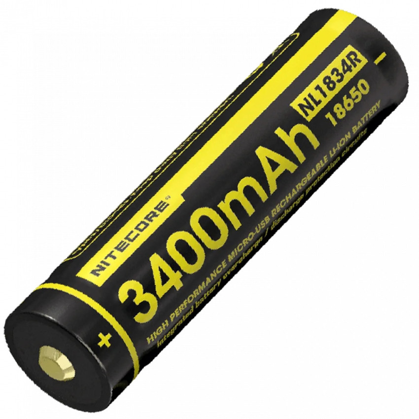 Акумулятор 18650 (3400mAh) Nitecore NL1834R