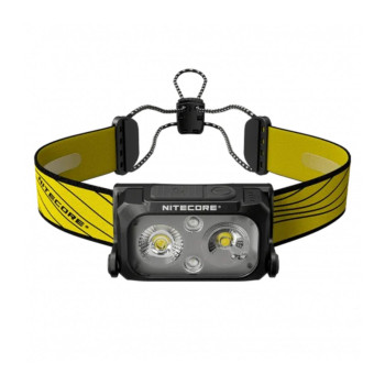 Налобний ліхтар Nitecore NU25 NEW, чорний, 400 люмен, 12 режимів, USB-C