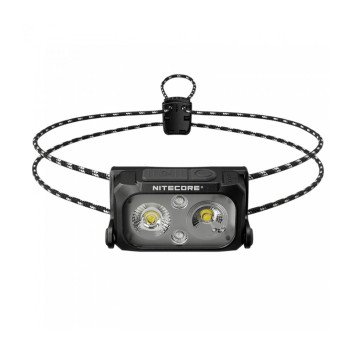 Налобный фонарь Nitecore NU25 UL NEW, черный, 400 люмен, 12 режимов, USB-C