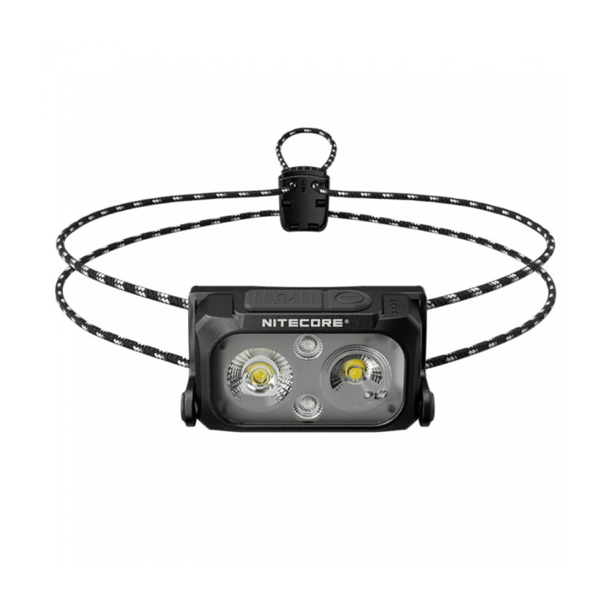 Налобный фонарь Nitecore NU25 UL NEW, черный, 400 люмен, 12 режимов, USB-C