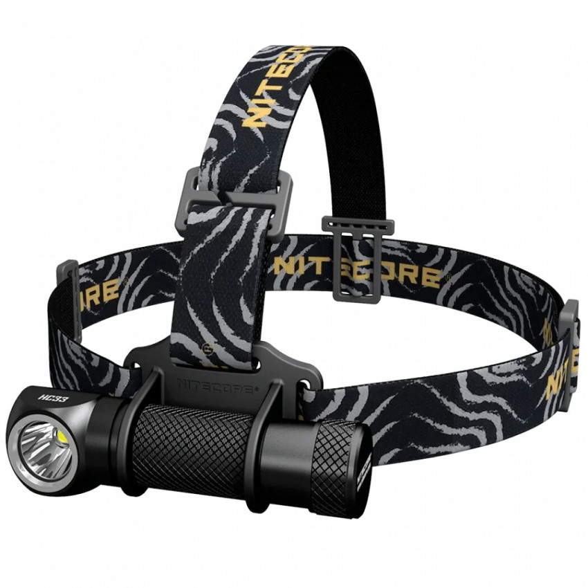 Сверхмощный налобный, ручной + кемпинговый фонарь Nitecore HC33 (магнит, рассеивающий диффузор)