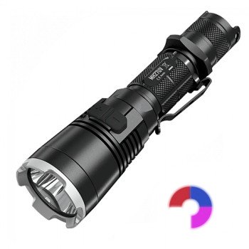 Фонарь тактический Nitecore MH27UV (Светодиод: Белый, Красный, Синий, УФ)