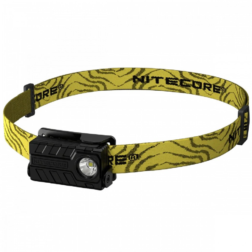 Фонарь налобный Nitecore NU20 (360 люмен, 6 режимов, USB), черный, 6-1230-black