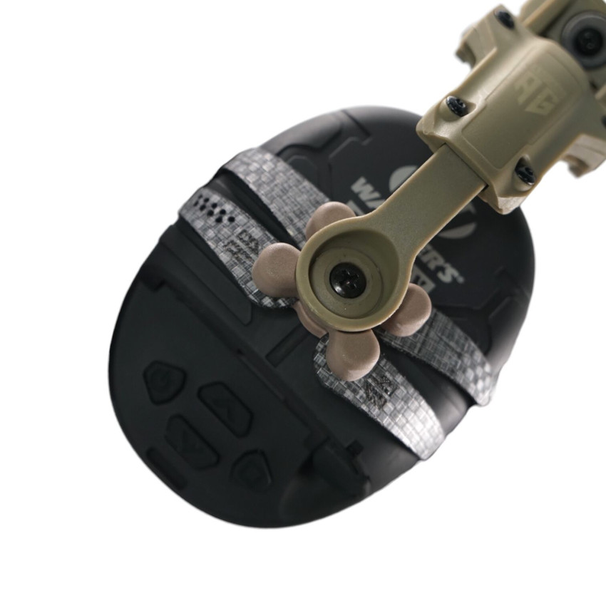 Крепление для наушников Walker's FireMax на рельсы ARC - NeckFlip Helmet Rail Mount Kit 2.2 (TAN)