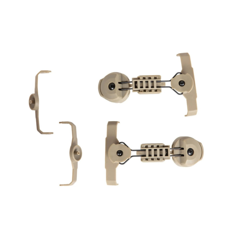 Крепления для наушников Liberator на рейки ARC - Tactical Rail Mount Kit (TAN)