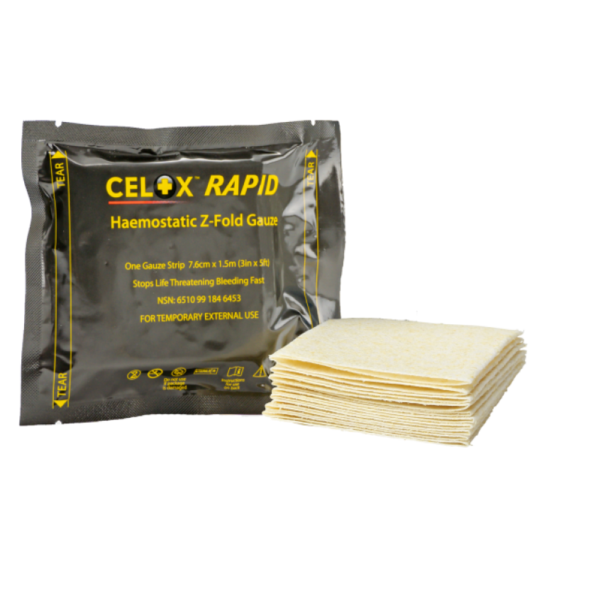 Гемостатичний бинт MARCH Celox RAPID military
