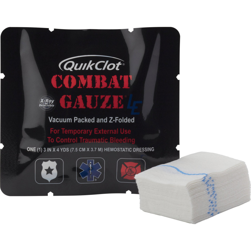 Гемостатический бинт QuikClot Combat Gauze LE