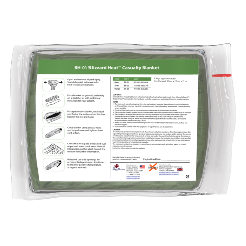Термоковдра PerSys Medical Blizzard Heat Trauma Blanket BH-01