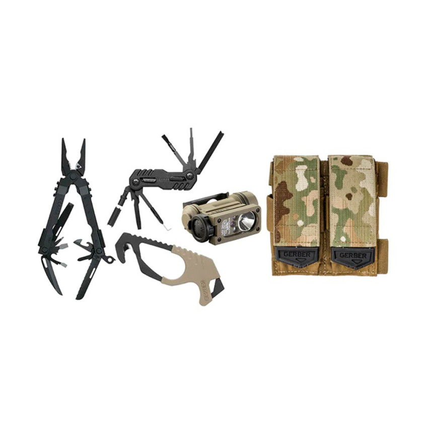 Мультитул-набор Gerber ID Kit W  /  Customfit Sheath (coyote/multicam)