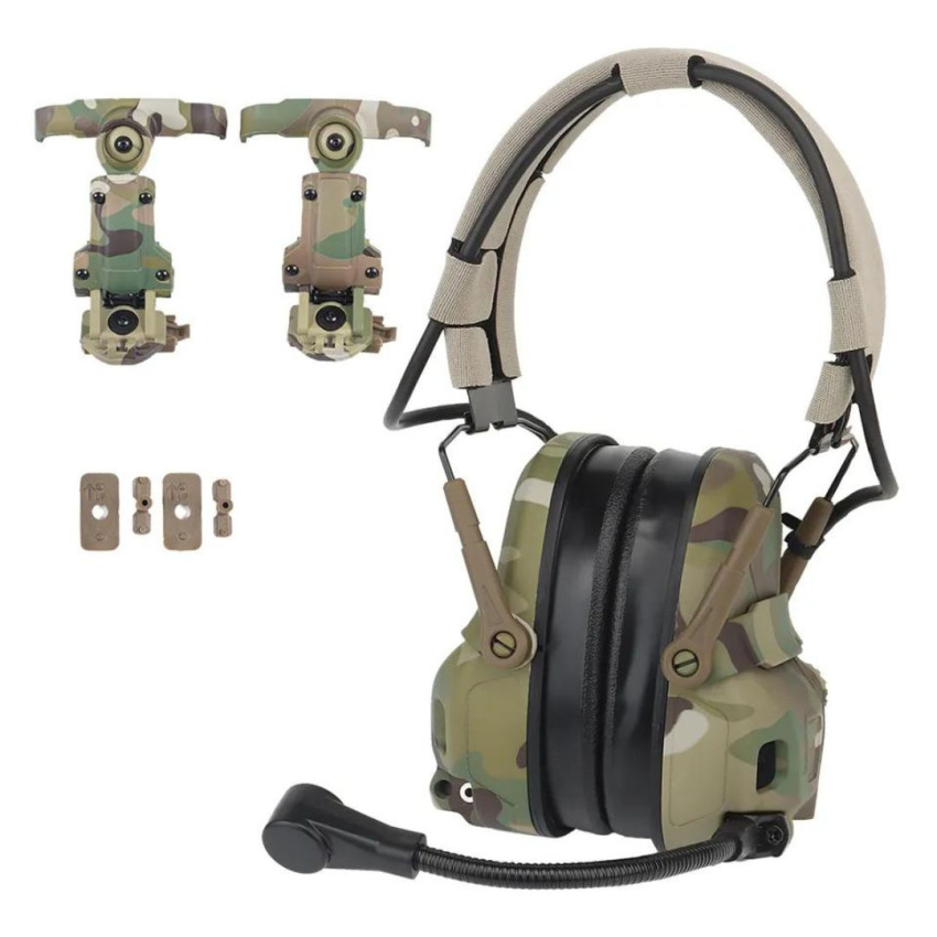 Наушники тактические активные Elite Recon