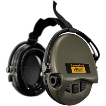 Наушники активные тактические Sordin Supreme Pro X Neckband Green