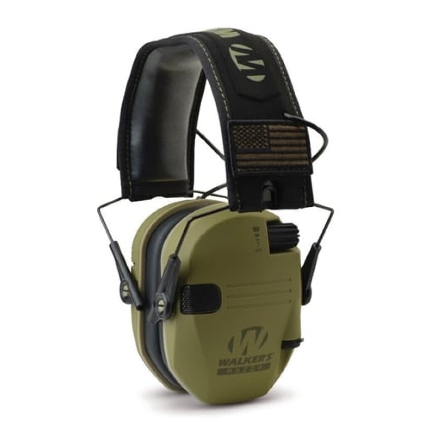 Активные наушники Walker's Razor Slim Patriot Series Green