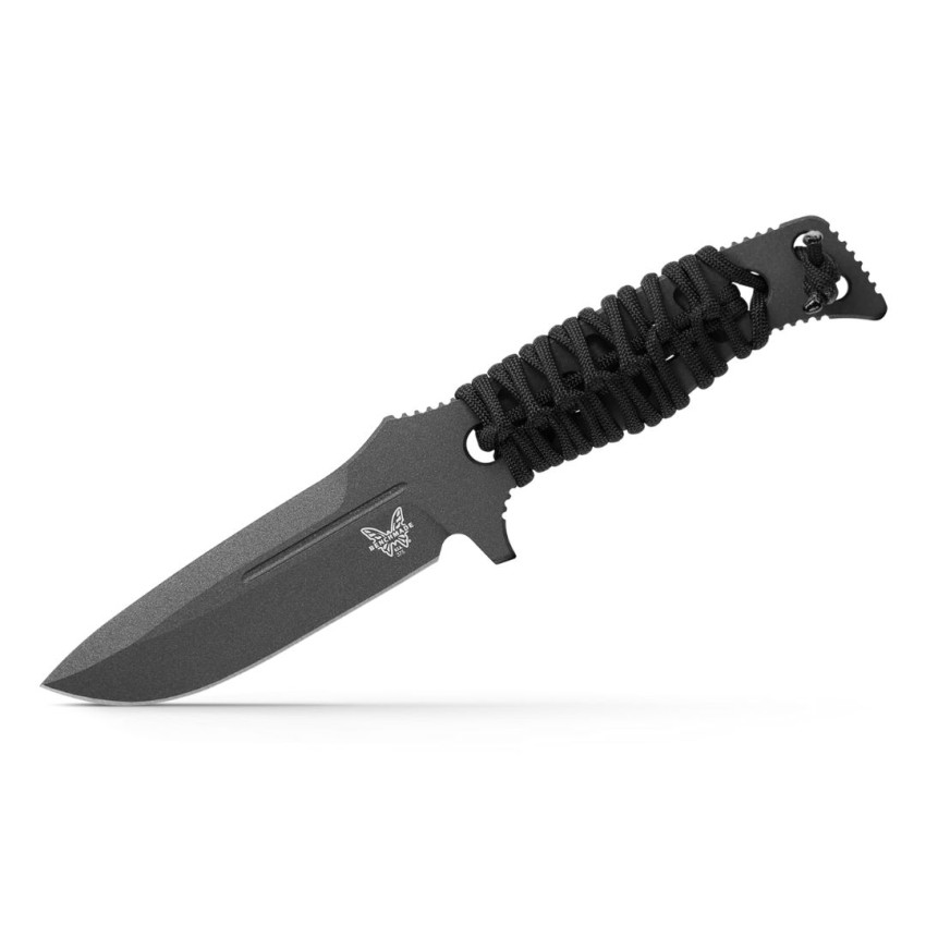 Нож Benchmade Sibert Adamas, Фикс, Паракорд, Чёрный 375BK-1