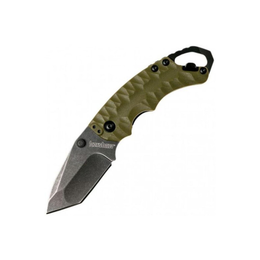 Ніж кишеньковий Kershaw Shuffle II олива, Tanto, Blackwash, Olive, 8750TOLBW