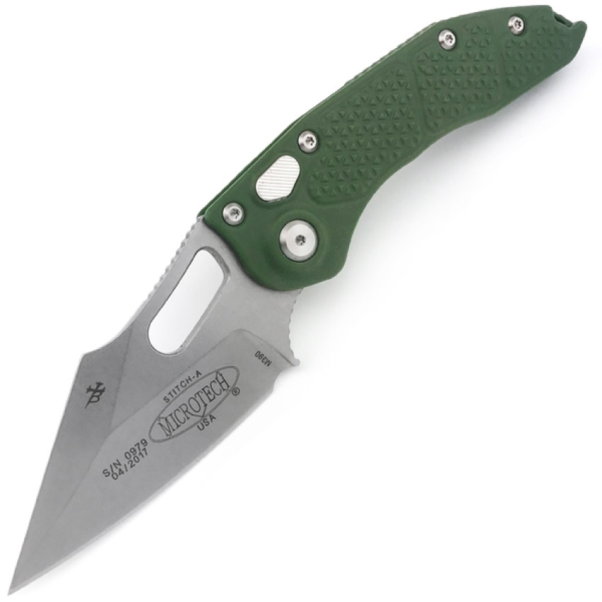 Microtech Stitch Automatic Polymer (Replica) - Green