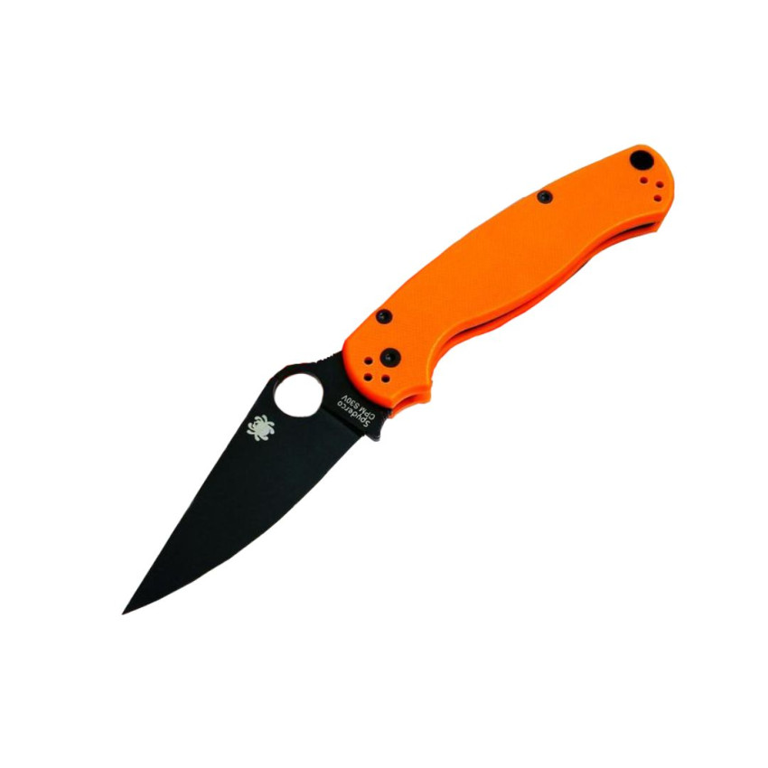 Нож складной Spyderco Para-Military 2 C81 Orange-Black G10 (replica)