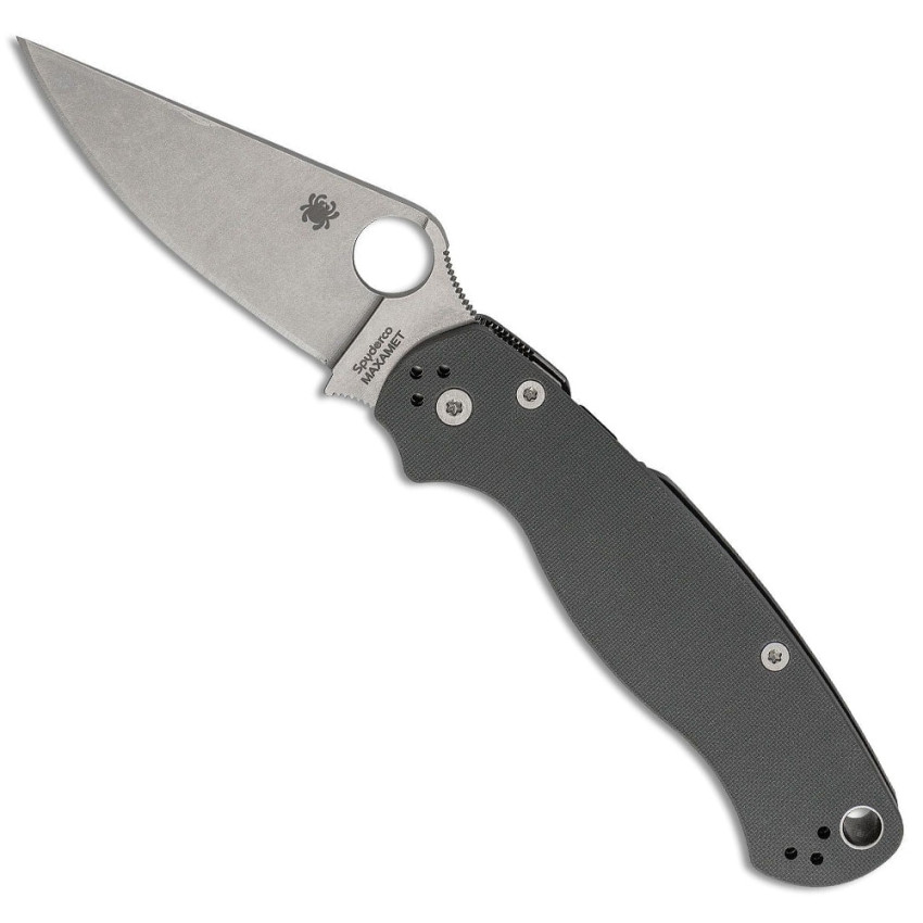 Spyderco Para-Military 2 Grey G-10, Maxamet
