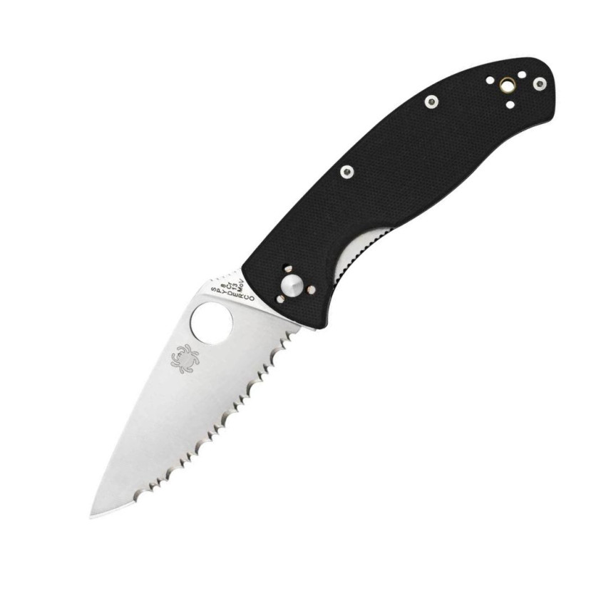  Нож Spyderco Tenacious (серрейтор), C122GS