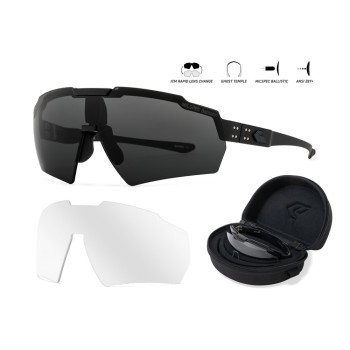 Защитные очки Gatorz Blastshield ANSI Z87.1 Mil-Spec Ballistic, Black Cerakote - GZ-10-493