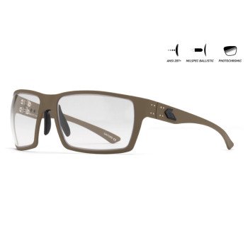 Защитные очки Gatorz Marauder Photochromic ANSI Z87.1 Mil-Spec Ballistic, Tan Cerakote - GZ-12-305