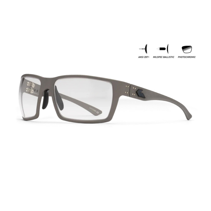  Захисні окуляри Gatorz Marauder Photochromic ANSI Z87.1 Mil-Spec Ballistic, Gun Metal Cerakote GZ-12-105