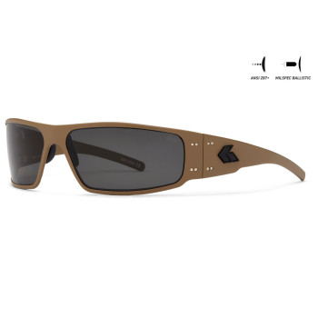 Защитные очки Gatorz Magnum ANSI Z87.1 Mil-Spec Ballistic, Tan Cerakote - GZ-01-302