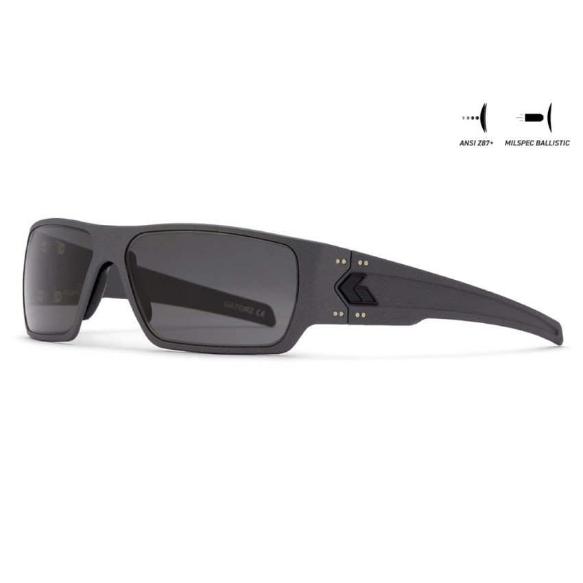 Защитные очки Gatorz Specter, ANSI Z87.1 Mil-Spec Ballistic, Gunmetal Cerakote - GZ-08-102