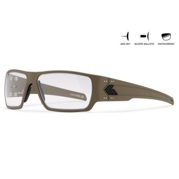 Защитные очки Gatorz Specter, Photochromic, ANSI Z87.1 Mil-Spec Ballistic, Tan Cerakote - GZ-08-305
