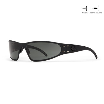 Защитные очки Gatorz Wraptor ANSI Z87.1 Mil-Spec Ballistic, Black Cerakote - GZ-02-002