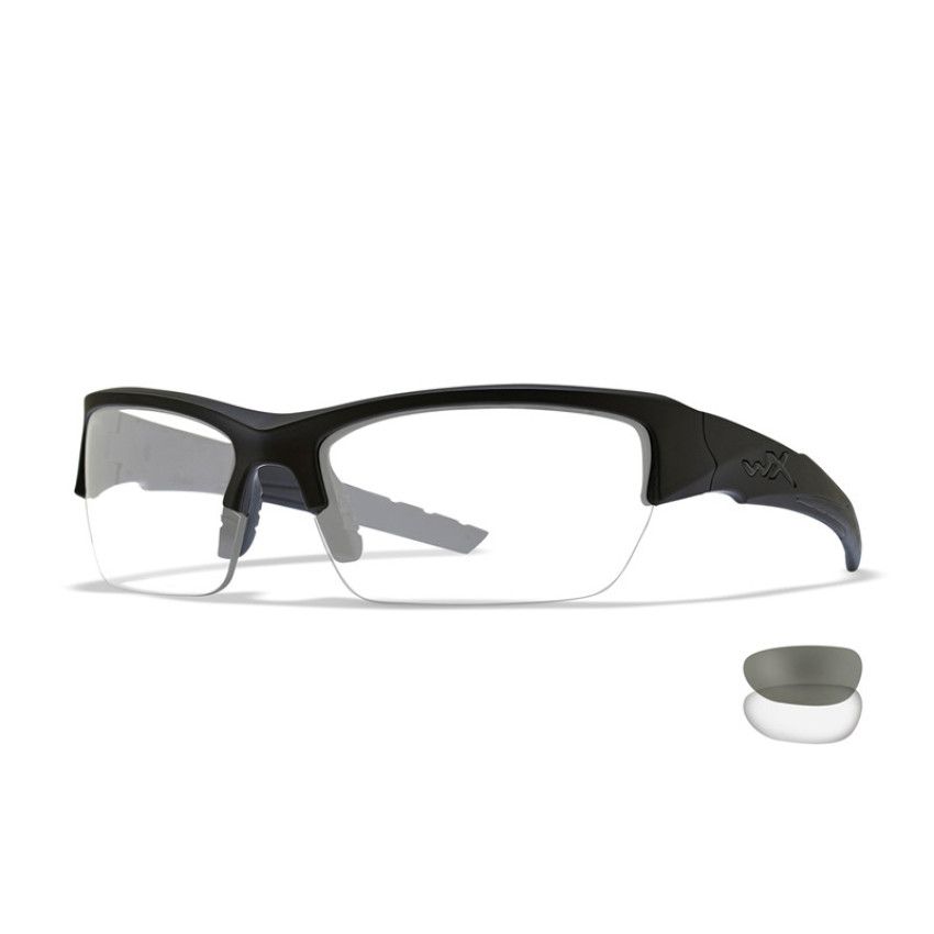 Окуляри Wiley X WX Valor 2.5 Matte Black/Grey + Clear (CHVAL07)