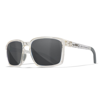 Защитные очки Wiley X ALFA — Gloss Clear Crystal Frame, Grey Lenses, ANSI Z87.1+