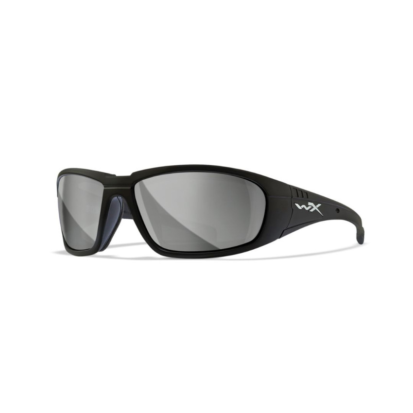 Окуляри тактичні Wiley X BOSS Matte Black Frame/Gtey Silver Flash Lens, CCBOS06
