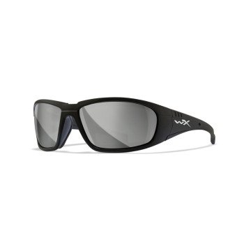Окуляри тактичні Wiley X BOSS Matte Black Frame/Gtey Silver Flash Lens, CCBOS06