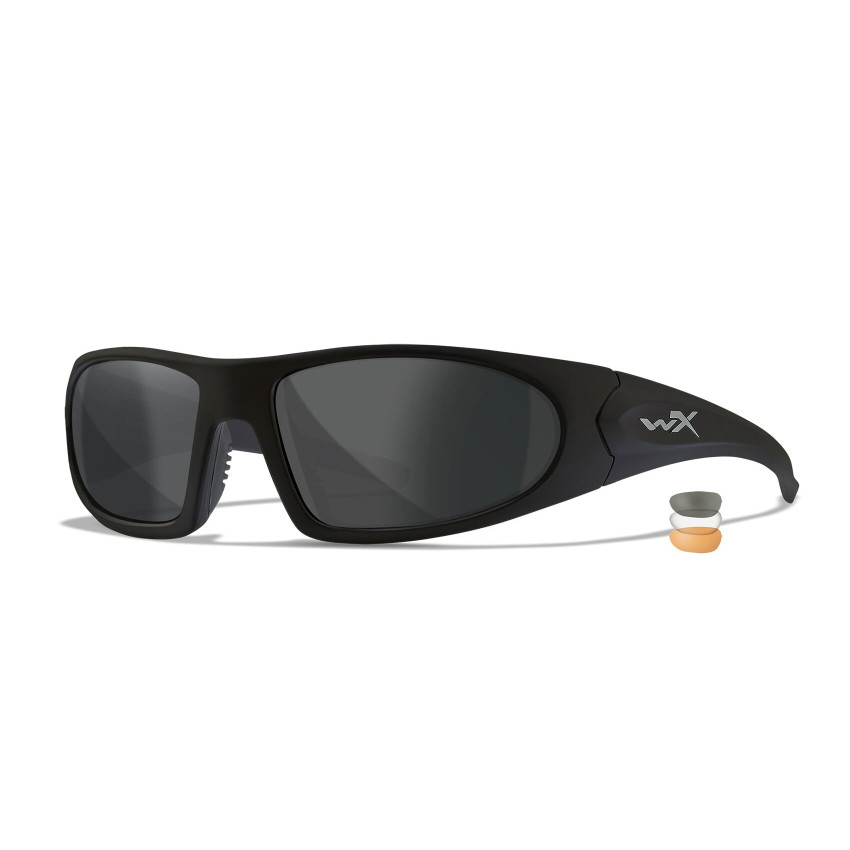 Очки Wiley X Romer 3, Clear, Smoke Grey, Light Rust, Matte Black Frame - 1006