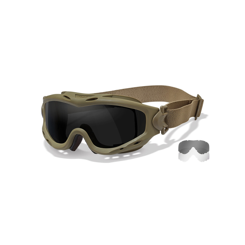 Защитная маска Wiley X Spear Two Lens w/ TAN Frame (TAN)