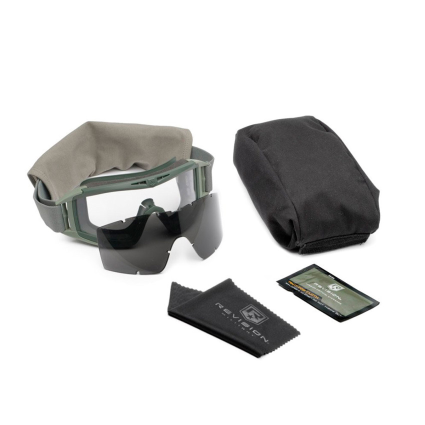 Очки-маска Revison Desert Locust U.S.Mill Foliage Green APEL