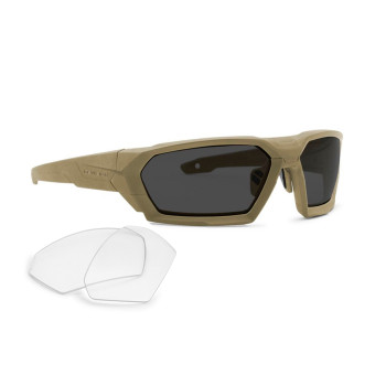 Тактичні балістичні окуляри Revision ShadowStrike Military TAN (One Size) - 2 лінзи