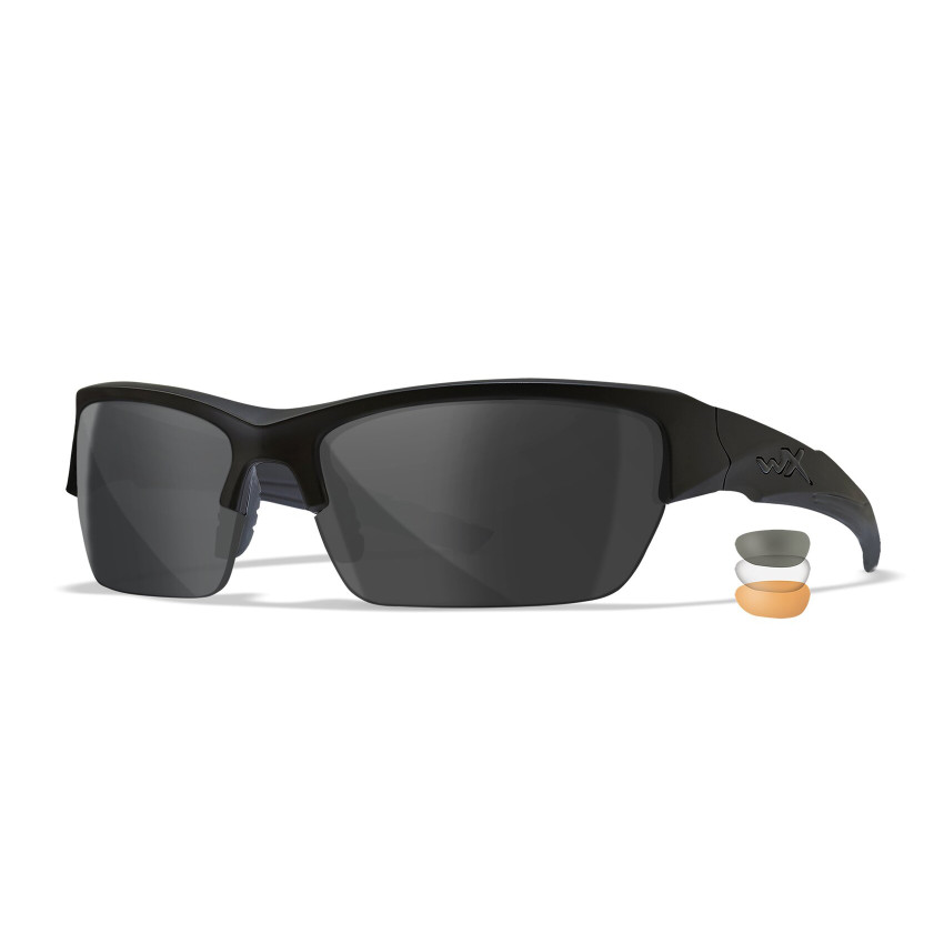 Очки Wiley X WX Valor 2.5 Matte Black/Grey + Clear + Light Rust (CHVAL06)