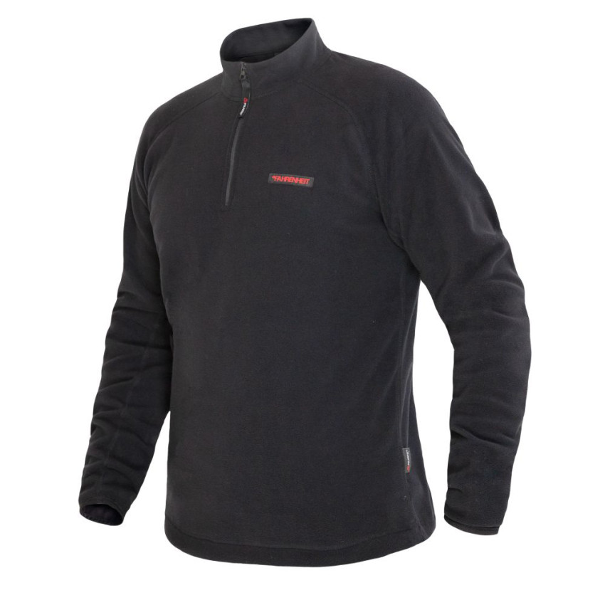 Флисовый реглан Fahrenheit Classic Micro ZIP Black - XXL