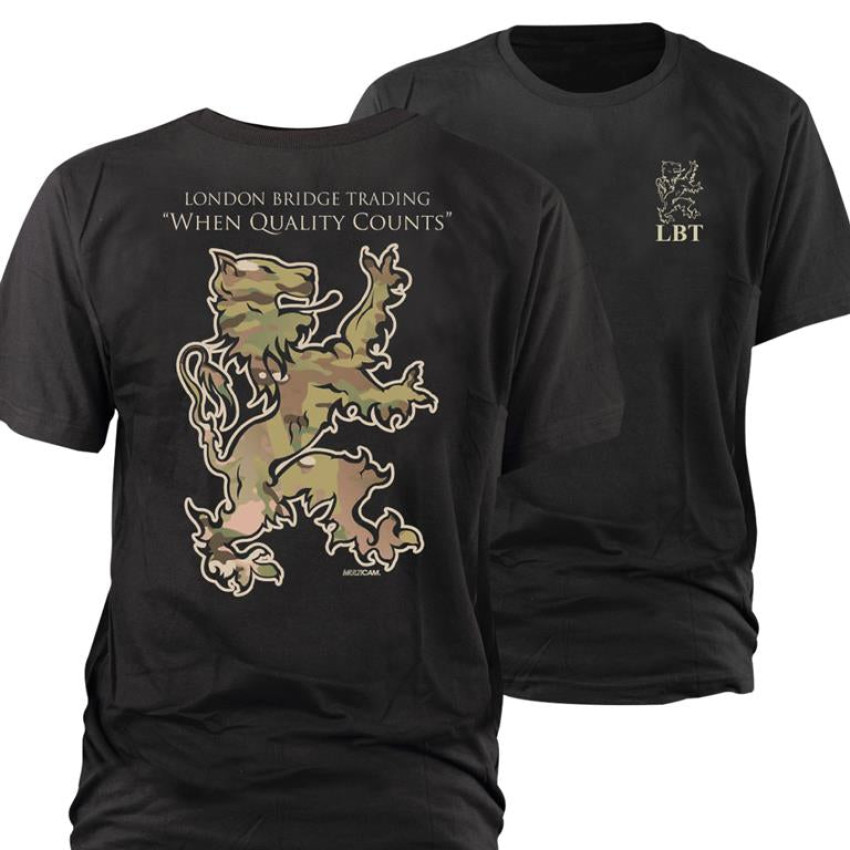 Футболка LBT BLK/MC LBT Lion Tee, Black - L