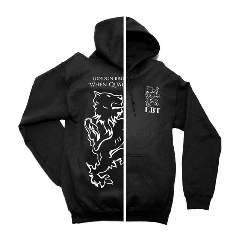 Худи (кофта) LBT Hoodie LBT-HOODIE-BLACK, Black - L