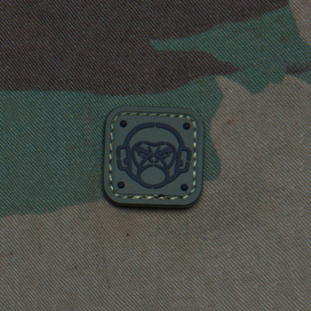 Патч Mil-Spec Monkey Monkey Stencil 1inch Morale Patch, ПВХ (Forest)