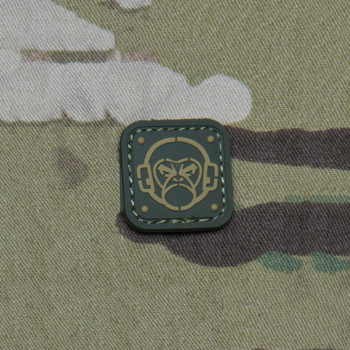 Патч Mil-Spec Monkey Monkey Stencil 1inch Morale Patch, ПВХ (Multicam)