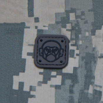 Патч Mil-Spec Monkey Monkey Stencil 1inch Morale Patch, ПВХ (Urban)